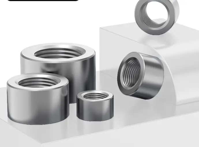 304不锈钢单头丝焊接外丝螺纹2/3/4/6分延长加厚直通304接头